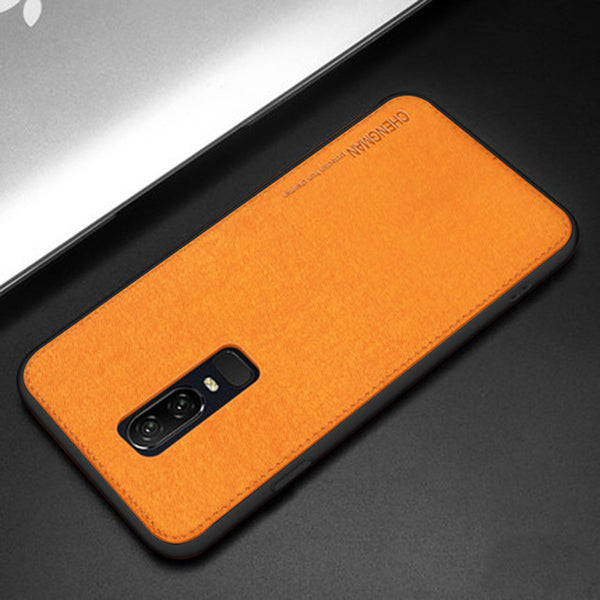 Anti-knoc Soft TPU Matte  Silicon Cloth Mobile Business Phone Cases For Oneplu 6 Oneplu5 Case For OnePlus 6 5 5T Cover