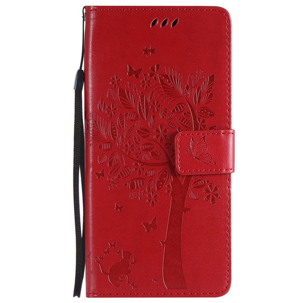 J4 Plus Leather Case on for Pouzdro Samsung Galaxy J4 J6 Prime Cover for Samsung J6 J4 Plus 2018 Wallet Flip Magnetic Phone Case