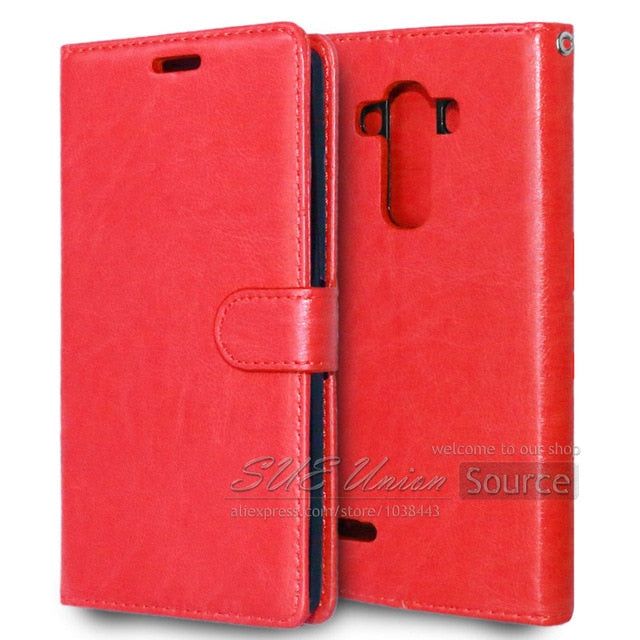 New arrive magnetic design flip leather cover case for lg g4 phone cases with card holders mobile phone cover for LG G4