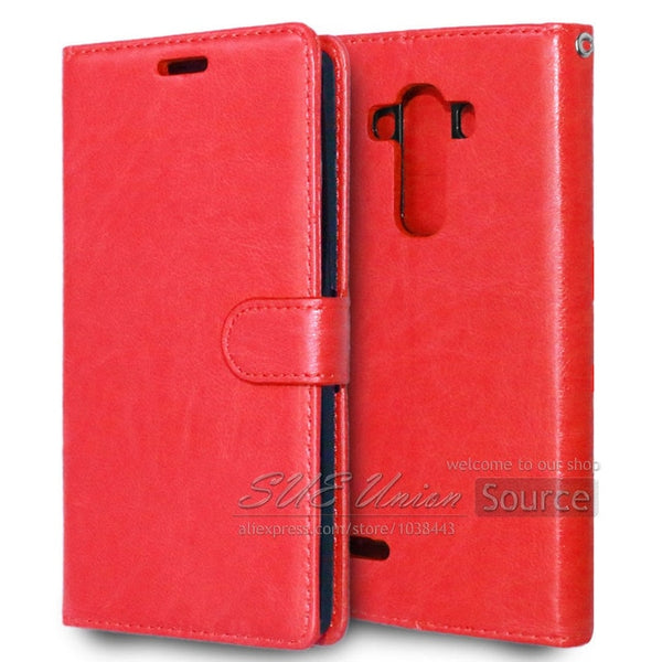 New arrive magnetic design flip leather cover case for lg g4 phone cases with card holders mobile phone cover for LG G4