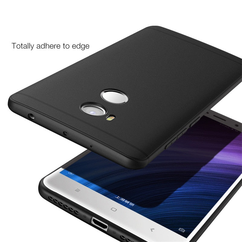 Matte TPU Frosted Silicon Phone Cover For Xiaomi Redmi 4 Prime Pro 4a 4X Pro Mobile Phone Cases Soft Back Protect Skin Cover