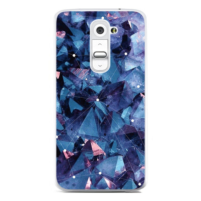 For LG G2 D801 D802 5.2 inch Solf TPU Silicone Color Paint DIY Case Mobile Phone Cover Bag Cellphone Housing Shell Skin Mask