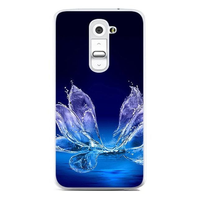 For LG G2 D801 D802 5.2 inch Solf TPU Silicone Color Paint DIY Case Mobile Phone Cover Bag Cellphone Housing Shell Skin Mask