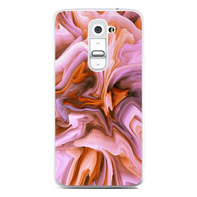 For LG G2 D801 D802 5.2 inch Solf TPU Silicone Color Paint DIY Case Mobile Phone Cover Bag Cellphone Housing Shell Skin Mask
