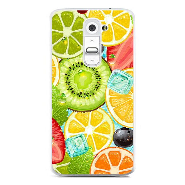 For LG G2 D801 D802 5.2 inch Solf TPU Silicone Color Paint DIY Case Mobile Phone Cover Bag Cellphone Housing Shell Skin Mask