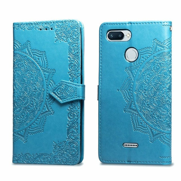 Flip Wallet PU Leather Case For Xiaomi Redmi 6A Case Xiaomi Redmi 6 Cover High Quality Card Slot Phone Cases 5.45 inch