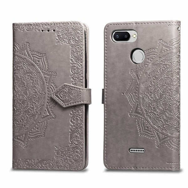 Flip Wallet PU Leather Case For Xiaomi Redmi 6A Case Xiaomi Redmi 6 Cover High Quality Card Slot Phone Cases 5.45 inch