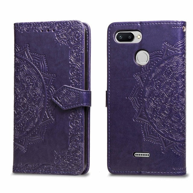 Flip Wallet PU Leather Case For Xiaomi Redmi 6A Case Xiaomi Redmi 6 Cover High Quality Card Slot Phone Cases 5.45 inch