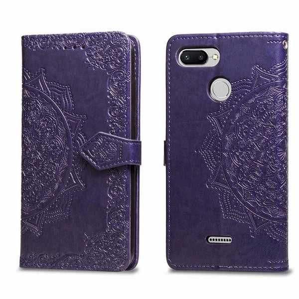Flip Wallet PU Leather Case For Xiaomi Redmi 6A Case Xiaomi Redmi 6 Cover High Quality Card Slot Phone Cases 5.45 inch