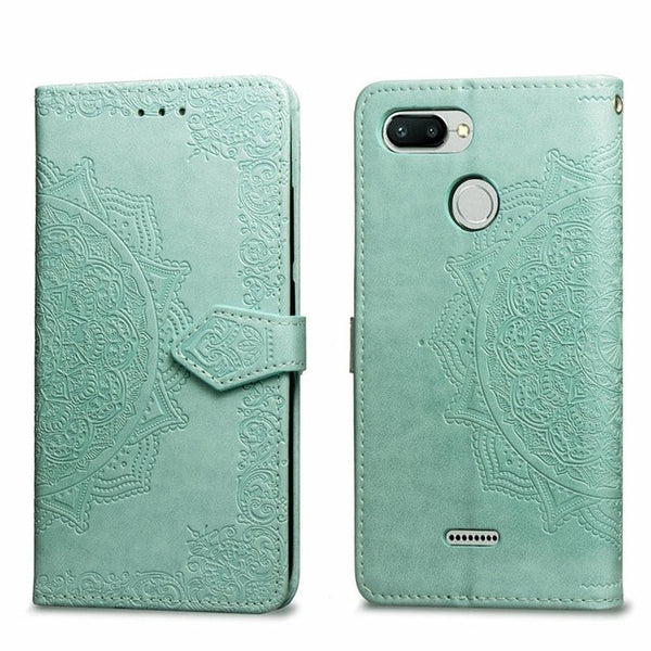 Flip Wallet PU Leather Case For Xiaomi Redmi 6A Case Xiaomi Redmi 6 Cover High Quality Card Slot Phone Cases 5.45 inch