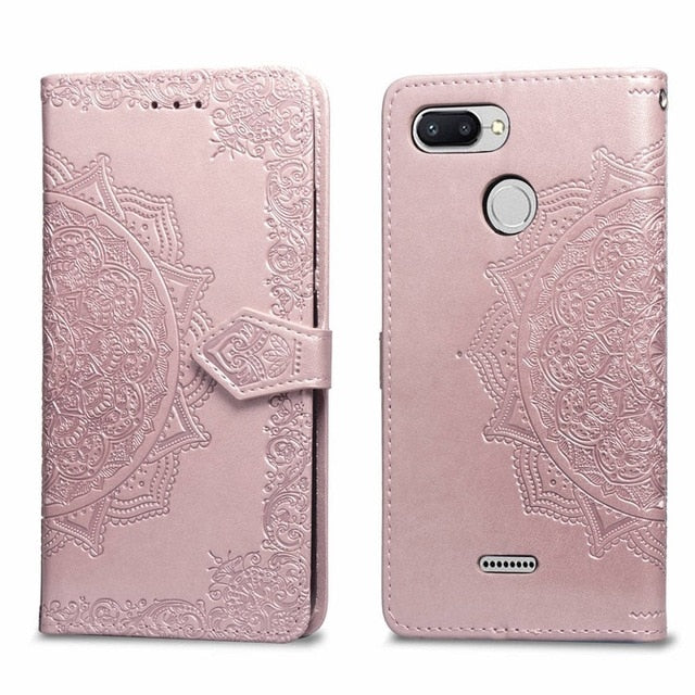 Flip Wallet PU Leather Case For Xiaomi Redmi 6A Case Xiaomi Redmi 6 Cover High Quality Card Slot Phone Cases 5.45 inch