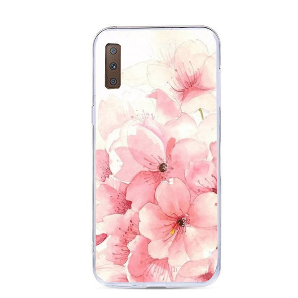 Soft Cases For Samsung Galaxy A7 2018 Phone Cover Silicone Back Case Cover For Samsung A5 A7 J5 2017 A8 Plus 2018 S8 S9 Plus