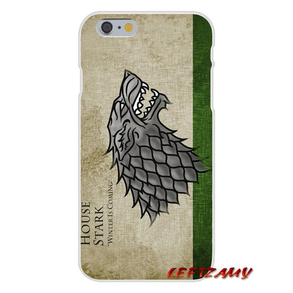 Mobile Phone Cover Bag For Huawei P Smart Mate Y6 Pro P8 P9 P10 Nova P20 Lite Pro Mini 2017 Game of Throne House Stark Wolf Logo