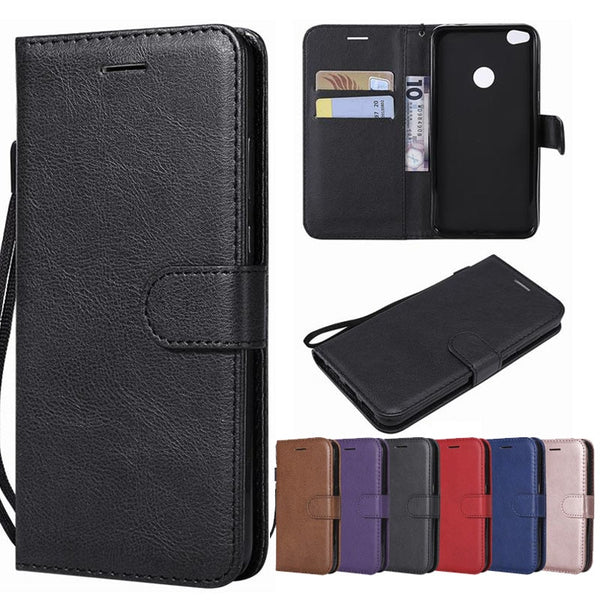 Leather Case For Huawei P8 Lite 2017 Case Cover Huawei P9 Lite 2017 Phone Case Wallet Card Slot Flip Cover For Honor 8 Lite Case