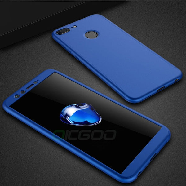 360 Degree Full Cover Case For Huawei P20 P10 P9 Lite P20 Pro Phone Cases For Huawei Y6 Y7 Prime 2018 Huawei Y5 Y7 2017 Case