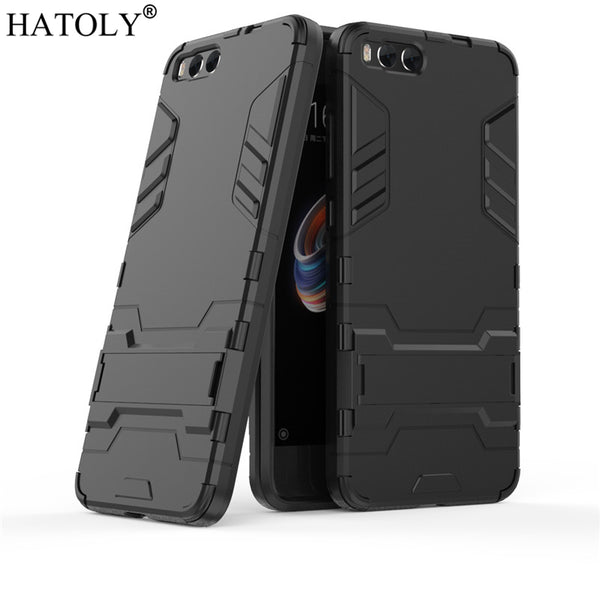 Mi Note 3 Armor Case Xiaomi Mi Note 3 Case Shockproof Robot Silicone Rubber Hard Back Phone Cover For Xiaomi Mi Note 3 HATOLY
