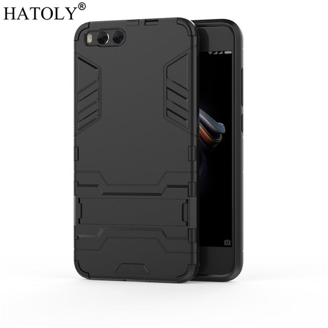 Mi Note 3 Armor Case Xiaomi Mi Note 3 Case Shockproof Robot Silicone Rubber Hard Back Phone Cover For Xiaomi Mi Note 3 HATOLY