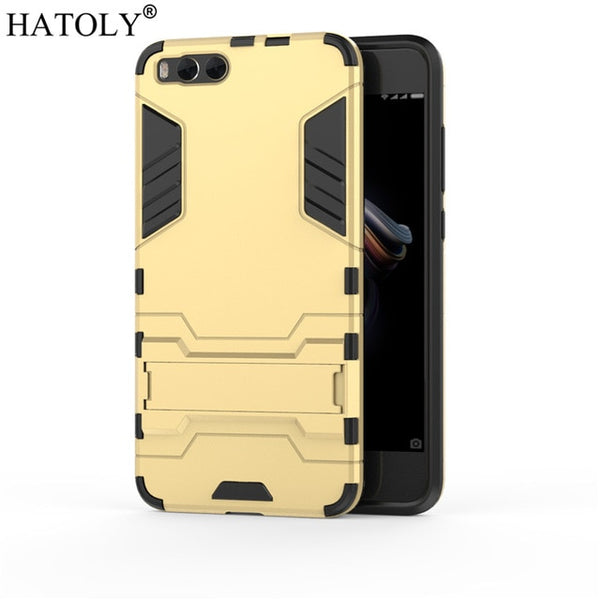 Mi Note 3 Armor Case Xiaomi Mi Note 3 Case Shockproof Robot Silicone Rubber Hard Back Phone Cover For Xiaomi Mi Note 3 HATOLY