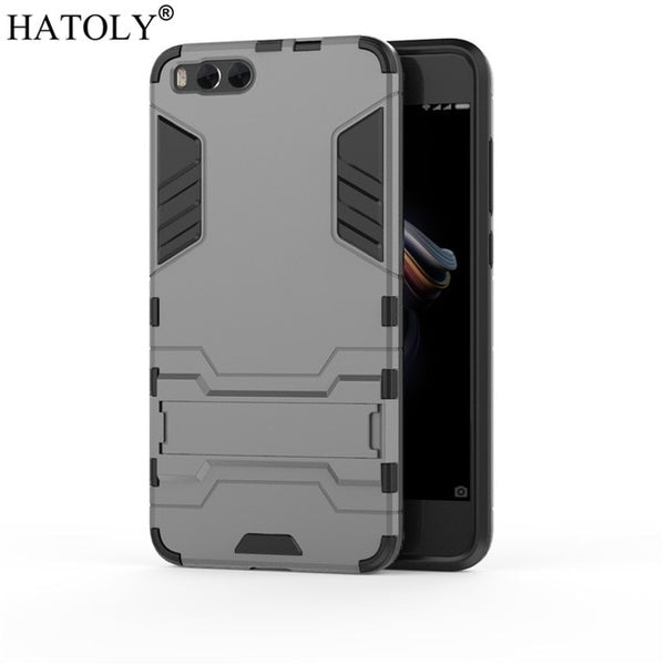 Mi Note 3 Armor Case Xiaomi Mi Note 3 Case Shockproof Robot Silicone Rubber Hard Back Phone Cover For Xiaomi Mi Note 3 HATOLY