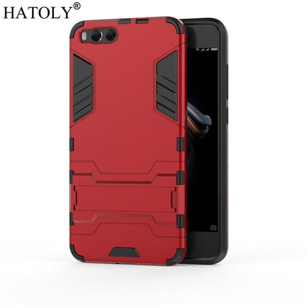 Mi Note 3 Armor Case Xiaomi Mi Note 3 Case Shockproof Robot Silicone Rubber Hard Back Phone Cover For Xiaomi Mi Note 3 HATOLY