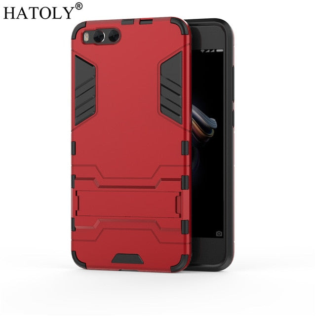 Mi Note 3 Armor Case Xiaomi Mi Note 3 Case Shockproof Robot Silicone Rubber Hard Back Phone Cover For Xiaomi Mi Note 3 HATOLY
