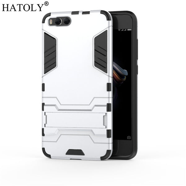 Mi Note 3 Armor Case Xiaomi Mi Note 3 Case Shockproof Robot Silicone Rubber Hard Back Phone Cover For Xiaomi Mi Note 3 HATOLY