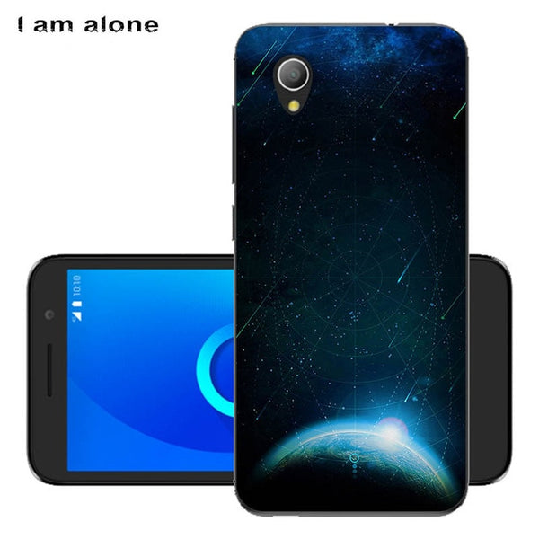 I am alone Phone Cover For Alcatel 1 5033D 5033 5033A 5033Y 5033X 5.0 inch Solf TPU Cellphone Fashion Cases Shipping Free