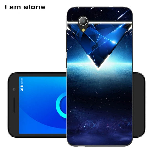 I am alone Phone Cover For Alcatel 1 5033D 5033 5033A 5033Y 5033X 5.0 inch Solf TPU Cellphone Fashion Cases Shipping Free