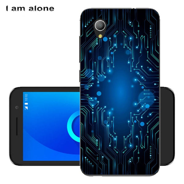 I am alone Phone Cover For Alcatel 1 5033D 5033 5033A 5033Y 5033X 5.0 inch Solf TPU Cellphone Fashion Cases Shipping Free