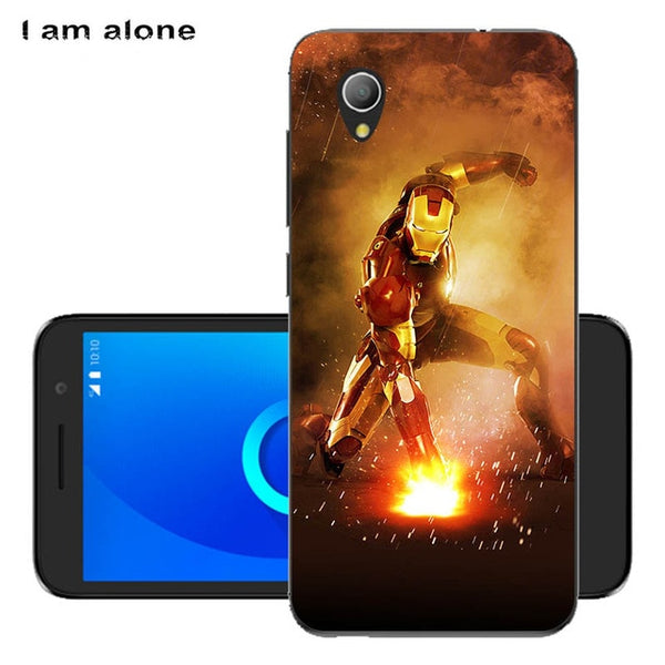 I am alone Phone Cover For Alcatel 1 5033D 5033 5033A 5033Y 5033X 5.0 inch Solf TPU Cellphone Fashion Cases Shipping Free