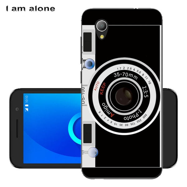 I am alone Phone Cover For Alcatel 1 5033D 5033 5033A 5033Y 5033X 5.0 inch Solf TPU Cellphone Fashion Cases Shipping Free