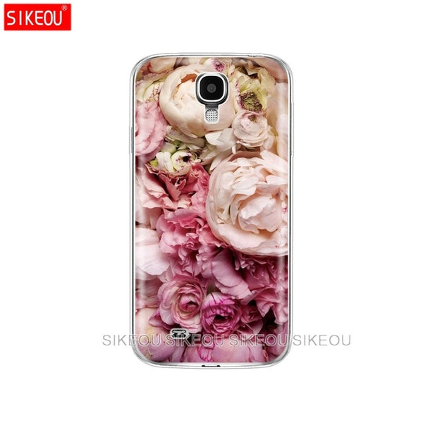 Silicone Soft Case For Samsung Galaxy S4 i9500 Case TPU Cover For Samsung S4 Phone shell  da Hoesje Protective For S 4 butterfly