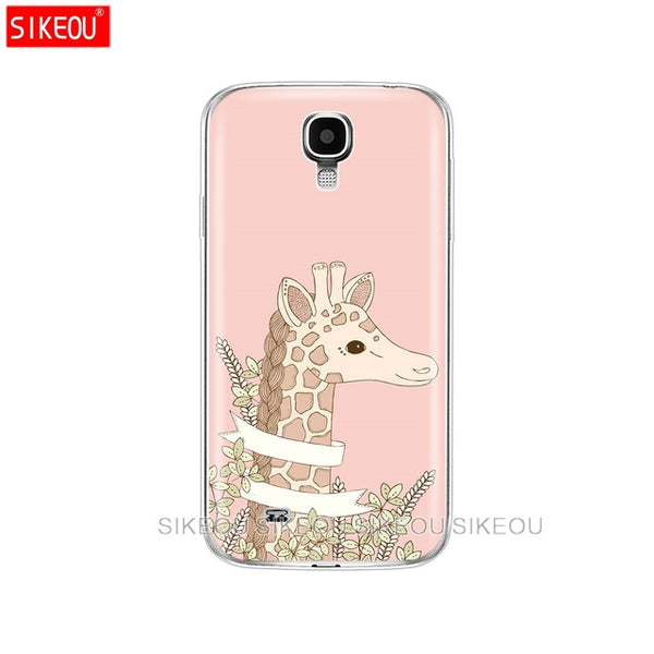 Silicone Soft Case For Samsung Galaxy S4 i9500 Case TPU Cover For Samsung S4 Phone shell  da Hoesje Protective For S 4 butterfly