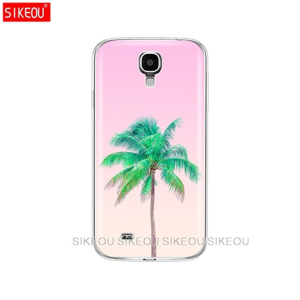 Silicone Soft Case For Samsung Galaxy S4 i9500 Case TPU Cover For Samsung S4 Phone shell  da Hoesje Protective For S 4 butterfly