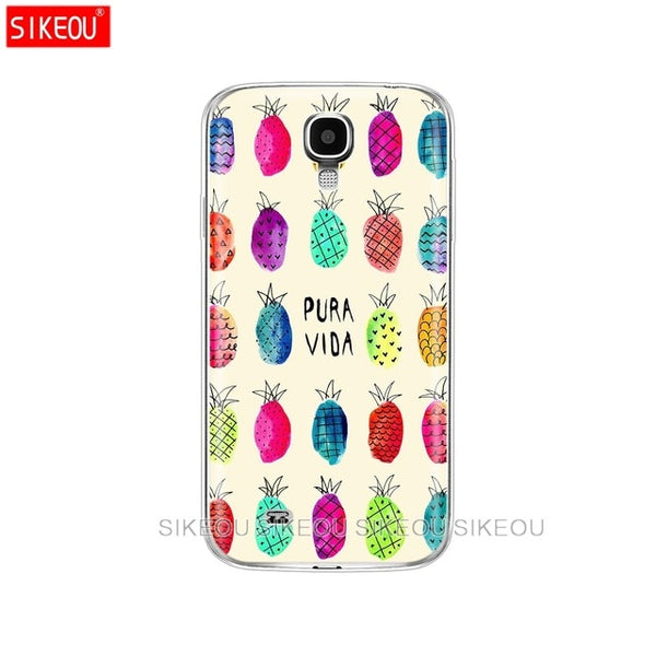 Silicone Soft Case For Samsung Galaxy S4 i9500 Case TPU Cover For Samsung S4 Phone shell  da Hoesje Protective For S 4 butterfly