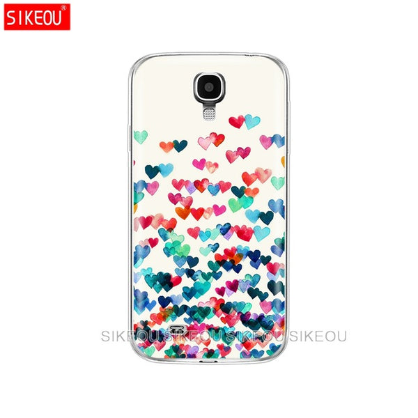 Silicone Soft Case For Samsung Galaxy S4 i9500 Case TPU Cover For Samsung S4 Phone shell  da Hoesje Protective For S 4 butterfly