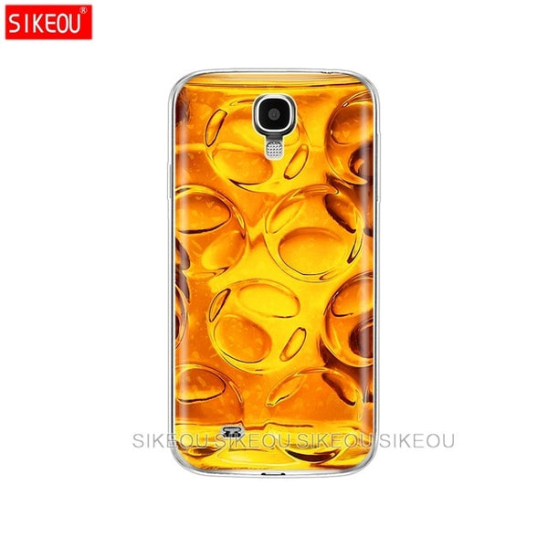 Silicone Soft Case For Samsung Galaxy S4 i9500 Case TPU Cover For Samsung S4 Phone shell  da Hoesje Protective For S 4 butterfly