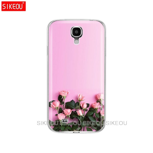 Silicone Soft Case For Samsung Galaxy S4 i9500 Case TPU Cover For Samsung S4 Phone shell  da Hoesje Protective For S 4 butterfly