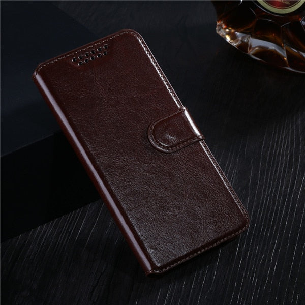 Leather Flip Wallet Cover Case For ZTE Blade A510 A512 A520 A1 AF3 A6 L3 L4 L5 L7 L110 X5 X7 X9 V6 V9 V7 V8 Lite Phone Case