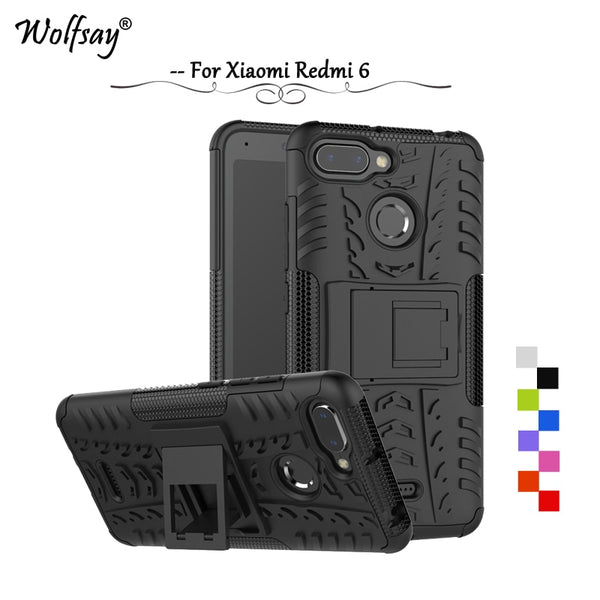 Xiaomi Redmi 6 Case Shockproof Armor Silicone Hard Back Phone Case For Xiaomi Redmi 6 Cover For Xiaomi Redmi6 Phone Shell Fundas