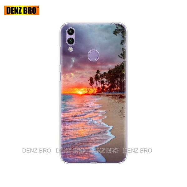 soft silicone case for huawei honor 8C Case 6.26'' inch Soft TPU Back Cover for huawei honor 8c Protect Phone shell Coque bags