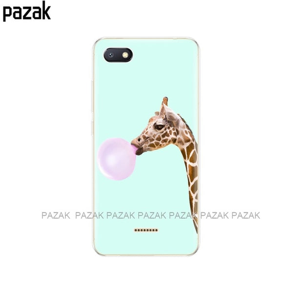 silicone case for Xiaomi Redmi 6a Cases Full Protection Soft tpu Back Cover Phone shell Xiaomi Redmi 6 A bumper Hongmi 6a Coque