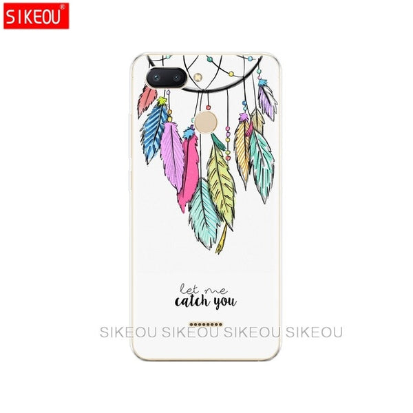 silicone case for Xiaomi Redmi 6 Case Full Protection Soft tpu Back Cover Phone Cases For Redmi6 bumper hongmi 6 Coque marble