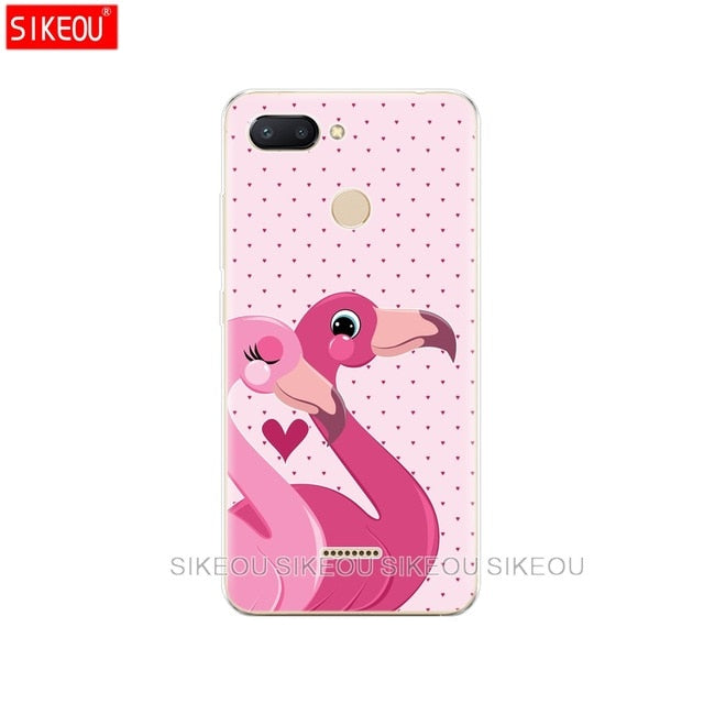 silicone case for Xiaomi Redmi 6 Case Full Protection Soft tpu Back Cover Phone Cases For Redmi6 bumper hongmi 6 Coque marble