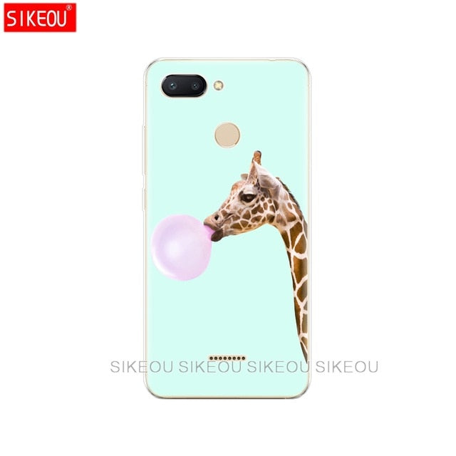 silicone case for Xiaomi Redmi 6 Case Full Protection Soft tpu Back Cover Phone Cases For Redmi6 bumper hongmi 6 Coque marble