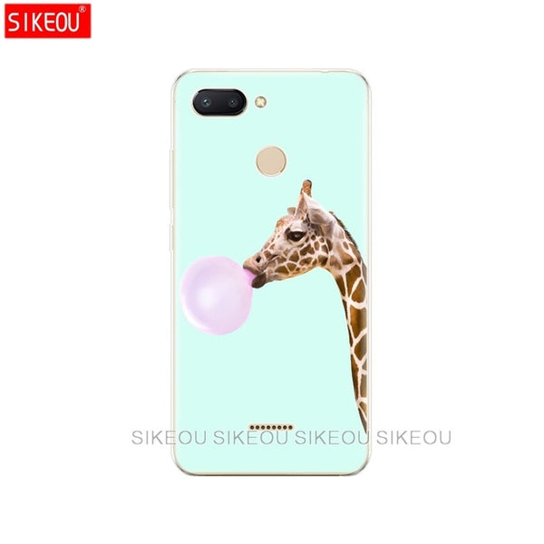silicone case for Xiaomi Redmi 6 Case Full Protection Soft tpu Back Cover Phone Cases For Redmi6 bumper hongmi 6 Coque marble