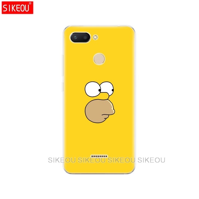 silicone case for Xiaomi Redmi 6 Case Full Protection Soft tpu Back Cover Phone Cases For Redmi6 bumper hongmi 6 Coque marble