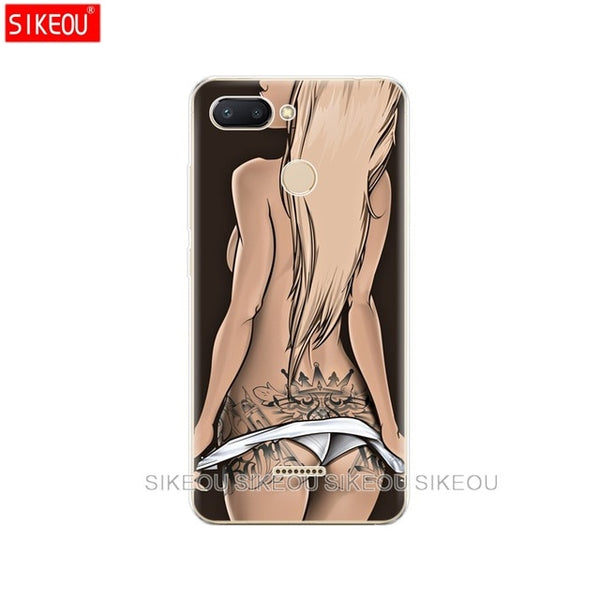 silicone case for Xiaomi Redmi 6 Case Full Protection Soft tpu Back Cover Phone Cases For Redmi6 bumper hongmi 6 Coque marble