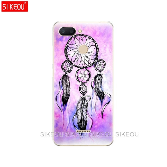 silicone case for Xiaomi Redmi 6 Case Full Protection Soft tpu Back Cover Phone Cases For Redmi6 bumper hongmi 6 Coque marble