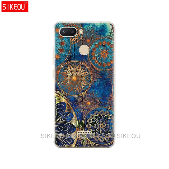 silicone case for Xiaomi Redmi 6 Case Full Protection Soft tpu Back Cover Phone Cases For Redmi6 bumper hongmi 6 Coque marble